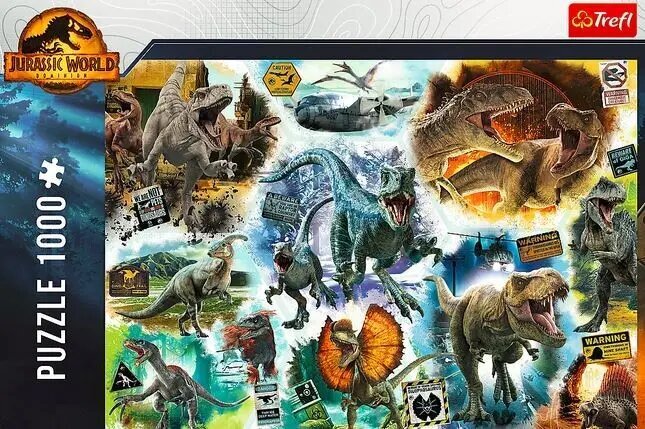 Dėlionė Trefl Jurassic Park Juros periodo parkas, 1000 d. kaina ir informacija | Dėlionės (puzzle) | pigu.lt