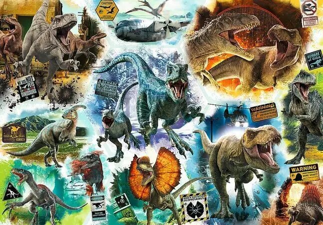 Dėlionė Trefl Jurassic Park Juros periodo parkas, 1000 d. kaina ir informacija | Dėlionės (puzzle) | pigu.lt