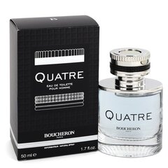 Мужская парфюмерия Quatre Pour Homme Boucheron EDT: Емкость - 50 ml цена и информация | Мужские духи | pigu.lt