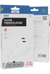 Wave Verkkolaturisovitin цена и информация | Зарядные устройства для телефонов | pigu.lt