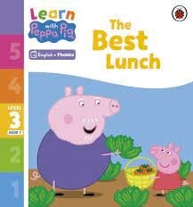 Learn with Peppa Phonics Level 3 Book 7 - The Best Lunch (Phonics Reader) kaina ir informacija | Knygos paaugliams ir jaunimui | pigu.lt