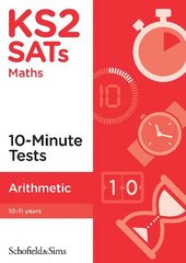 KS2 SATs Arithmetic 10-Minute Tests цена и информация | Книги для подростков  | pigu.lt
