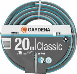 Шланг Gardena Classic 20 m Ø 15 mm цена и информация | Запчасти для садовой техники | pigu.lt