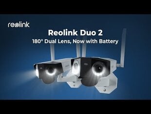 Камеры наблюдения Reolink Duo 2 цена и информация | Stebėjimo kameros | pigu.lt