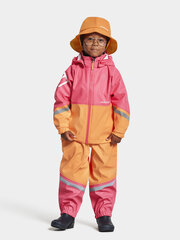 Детский резиновый комплект Didriksons WATERMAN, оранжево-кораллово-розовый цвет цена и информация | Непромокаемая одежда для детей | pigu.lt