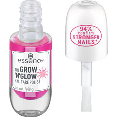 Nagų lakas Essence The Grow 'N'Glow, 8 ml цена и информация | Лаки, укрепители для ногтей | pigu.lt