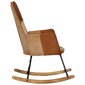 Supama kėdė vidaXL, ruda цена и информация | Svetainės foteliai | pigu.lt