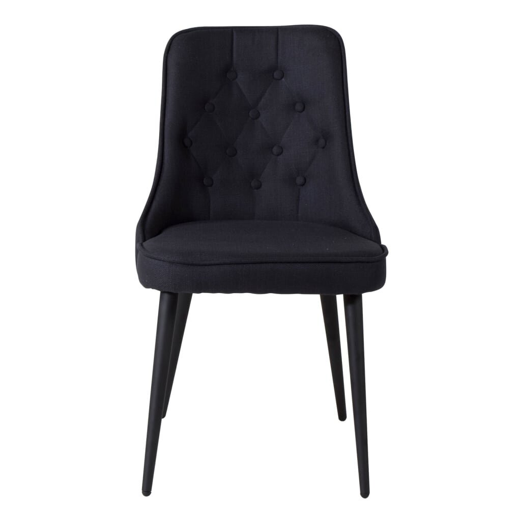 2 - jų valgomojo kėdžių komplektas Venture Home , juodas kaina ir informacija | Virtuvės ir valgomojo kėdės | pigu.lt