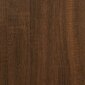vidaXL Drabužių spinta, ruda ąžuolo, 100x50x200cm, apdirbta mediena kaina ir informacija | Spintos | pigu.lt