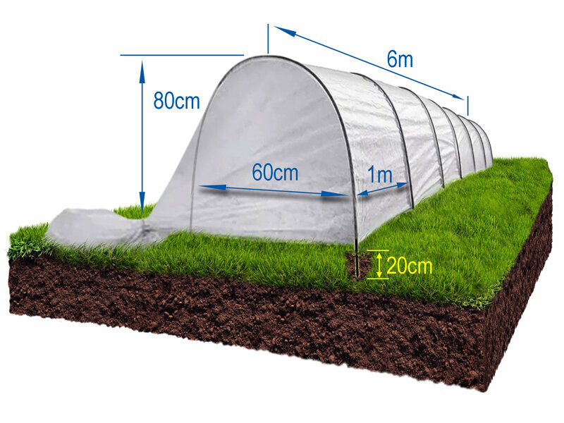 Šiltlysvė Standartas 6M kaina ir informacija | Šiltnamiai | pigu.lt