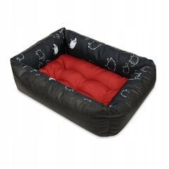 Guolis Superkissen24, 70x55 cm, juodas/raudonas kaina ir informacija | Guoliai, pagalvėlės | pigu.lt