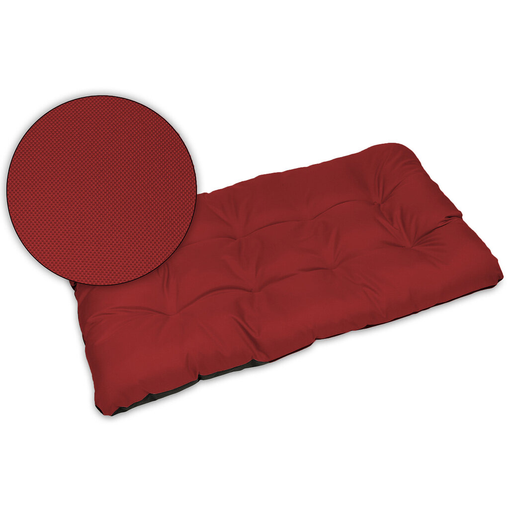 Guolis Superkissen24, 120x80 cm, tamsiai raudonas kaina ir informacija | Guoliai, pagalvėlės | pigu.lt