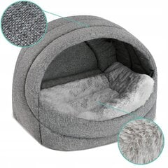 Superkissen24 gultas šunims ir katėms, pilkas kaina ir informacija | Guoliai, pagalvėlės | pigu.lt
