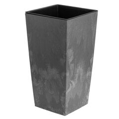 Горшок 11,4 л имитация бетона В 37,5 см Квадратный пластиковый горшок с бетонной структурой серый цена и информация | Горшки | pigu.lt