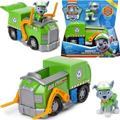 Šiukšliavežė su figūrėle Spin Master Paw Patrol (Šunyčiai Patruliai) Rocky kaina ir informacija | Žaislai berniukams | pigu.lt