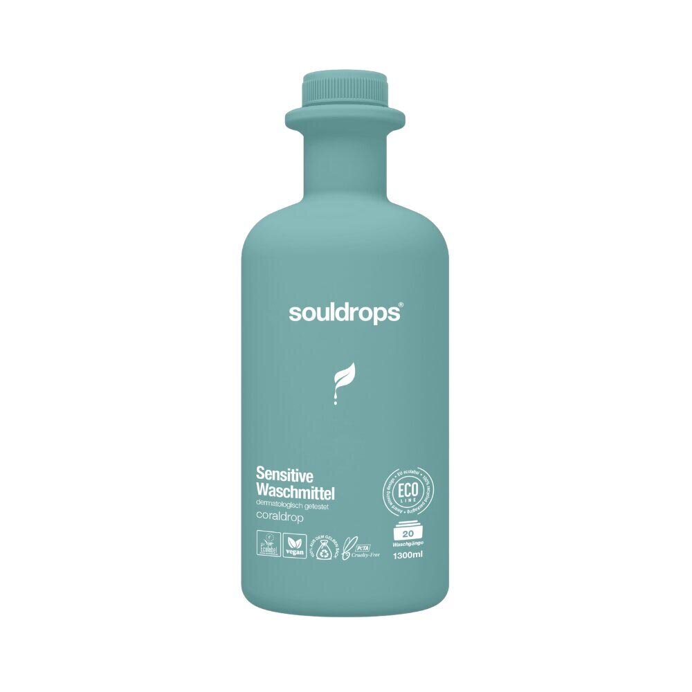 Souldrops Clouddrop skalbimo gelis jautriai odai, 1300 ml kaina ir informacija | Skalbimo priemonės | pigu.lt