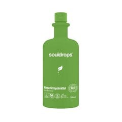 Биоразлагаемое средство для мытья посуды Souldrops с ароматом свежего зеленого чая Earthdrop, 750 мл цена и информация | Средства для мытья посуды | pigu.lt