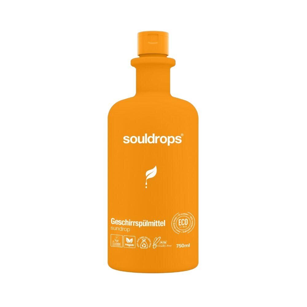 Souldrops indų plovimo priemonė, 750 ml kaina ir informacija | Indų plovimo priemonės | pigu.lt