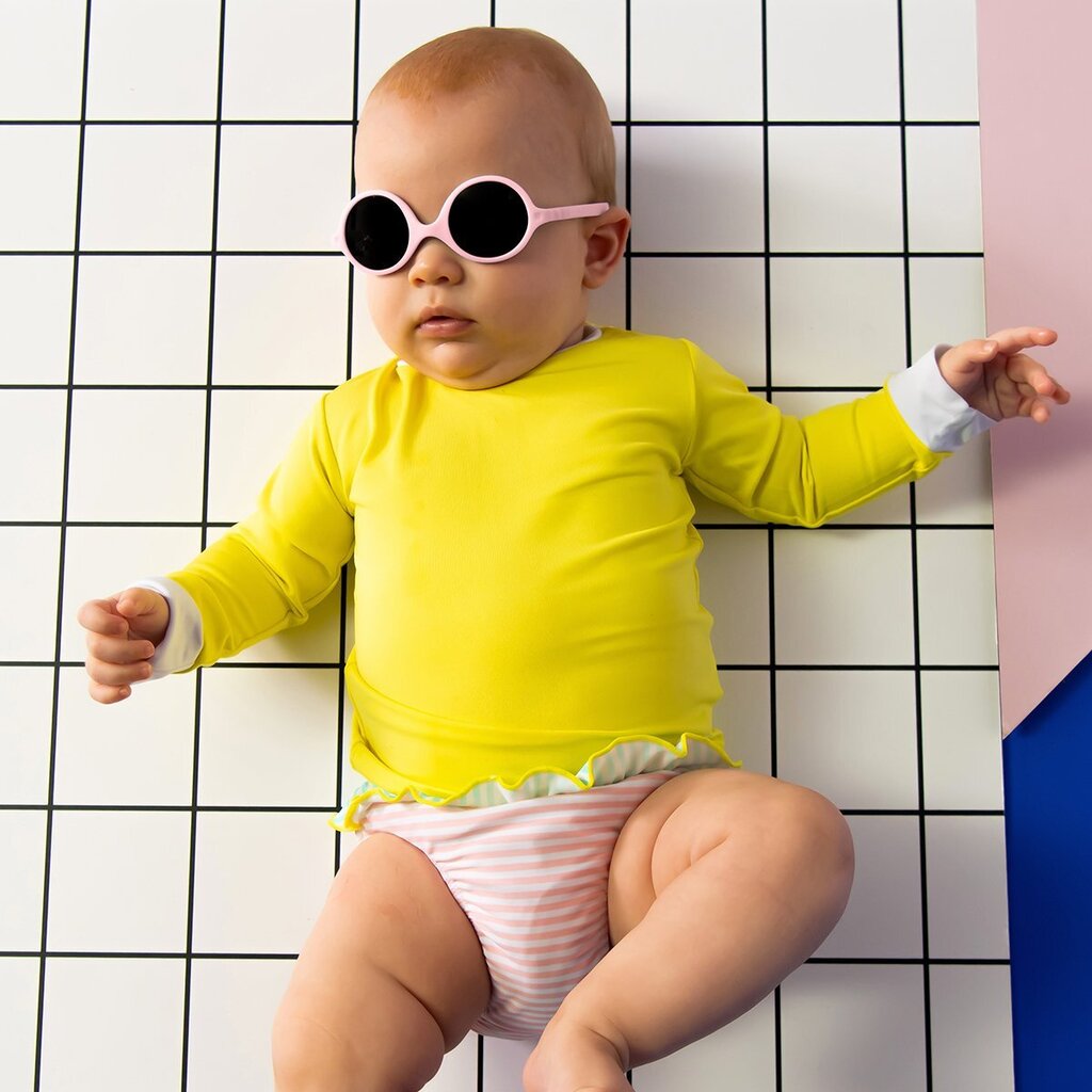 Vaikiški akiniai nuo saulės Kietla su 100 % nedūžtančiais rėmeliais be varžtų, aukščiausia 4-ojo lygio apsauga, skirti 0-12 mėnesių vaikams, denim spalvos D1SUNDENIM kaina ir informacija | Aksesuarai vaikams | pigu.lt