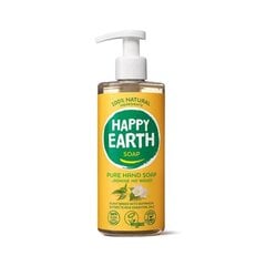 Жидкое мыло для рук с ароматом жасмина и камфорного дерева Happy Earth, 300 мл цена и информация | Мыло | pigu.lt