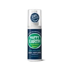 Натуральный защитный дезодорант-спрей для мужчин с освежающим запахом Happy Earth 100% , 100 мл цена и информация | Дезодоранты | pigu.lt