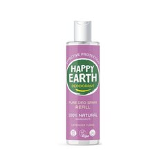 Natūralus purškiamo dezodoranto papildymas Happy Earth Pure Deo Spray Refill Lavender Ylang, 300 ml kaina ir informacija | Dezodorantai | pigu.lt