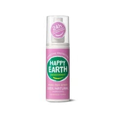 Натуральный дезодорант-спрей с успокаивающим ароматом лаванды и иланга Happy Earth 100% , 100 мл цена и информация | Дезодоранты | pigu.lt
