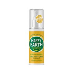 Natūralus purškiamas dezodorantas Happy Earth Pure Deo Spray Jasmine Ho Wood, 100 ml kaina ir informacija | Dezodorantai | pigu.lt