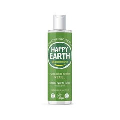 Dezodoranto papildymas su gaiviu agurkų ir matcha aromatu Happy Earth, 300 ml kaina ir informacija | Dezodorantai | pigu.lt