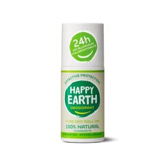 Natūralus bekvapis rutulinis dezodorantas Happy Earth Pure Deo Roll-On, 75 ml kaina ir informacija | Dezodorantai | pigu.lt