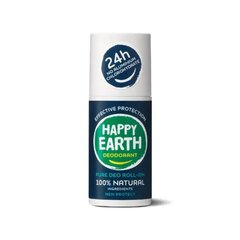 Натуральный защитный шариковый дезодорант для мужчин с освежающим запахом Happy Earth 100% , 75мл цена и информация | Дезодоранты | pigu.lt