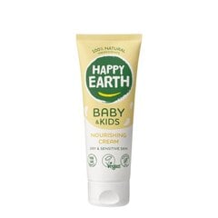 Maitinamasis ir apsauginis kremas kūdikiams ir vaikams Happy Earth 100%, 75 ml kaina ir informacija | Kosmetika vaikams ir mamoms | pigu.lt