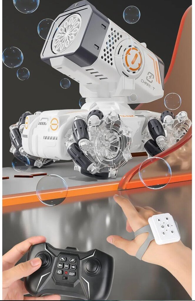 Pulteliu ir laikrodžiu valdomas R/C muilo burbulų tankas Cooler Stuff Co kaina ir informacija | Žaislai berniukams | pigu.lt