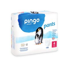 Sauskelnės Pingo, 6-10 kg, 4 dydis, 30vnt. kaina ir informacija | Sauskelnės | pigu.lt