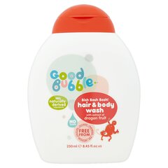 Šampūnas ir dušo želė 2in1 vaikams Good Bubble, 250 ml kaina ir informacija | Kosmetika vaikams ir mamoms | pigu.lt