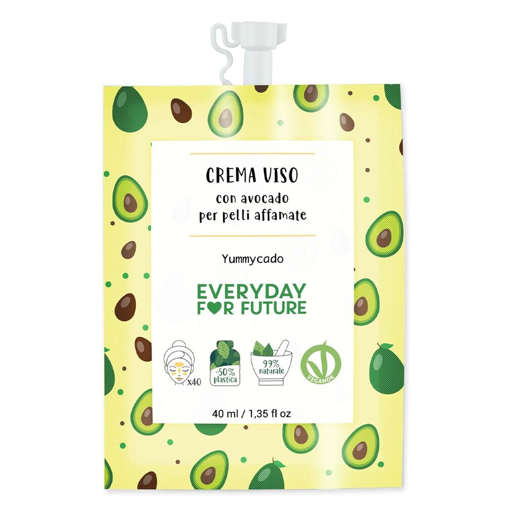 Maitinanti veido kaukė Yummycado Everyday For Future, 40 ml kaina ir informacija | Veido kaukės, paakių kaukės | pigu.lt