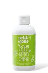 Vaikiškas šampūnas kūnui ir plaukams Petit & Jolie Baby Hair & Body Shampoo, 200 ml kaina ir informacija | Kosmetika vaikams ir mamoms | pigu.lt