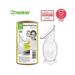 Ручной молокоотсос Haakaa, простой в уходе, из пищевого силикона, 100 мл цена и информация | Молокоотсосы | pigu.lt