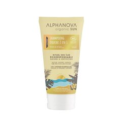 Šampūnas-dušo želė Alphanova Organic Sun 2in1, 150 ml kaina ir informacija | Dušo želė, aliejai | pigu.lt