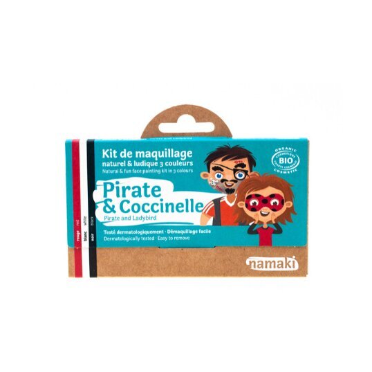 Veido dažų rinkinys pirato arba boružėlės makiažui Namaki Pirate & Coccinelle, 1 vnt цена и информация | Kosmetika vaikams ir mamoms | pigu.lt