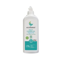 Гель для чистки унитазов Friendly Organic Ecolunes без запаха, 500 мл цена и информация | Очистители | pigu.lt