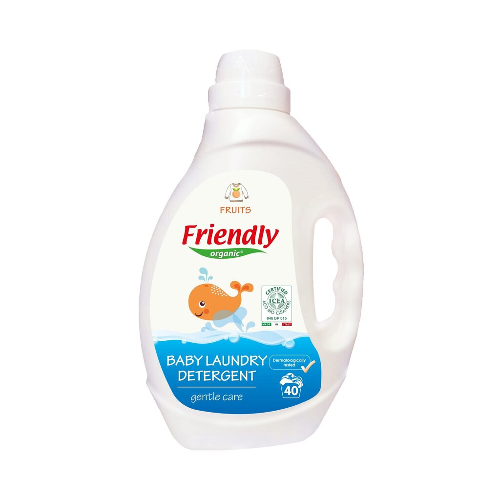 Friendly Organic vaisių aromato skalbimo gelis, 2000 ml kaina ir informacija | Skalbimo priemonės | pigu.lt