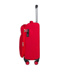 Mažas Puccini lagaminas 50950 S, raudonas цена и информация | Чемоданы, дорожные сумки | pigu.lt