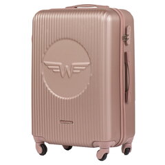 Vidutinis Wings lagaminas SWL01 M, rožinis kaina ir informacija | Lagaminai, kelioniniai krepšiai | pigu.lt