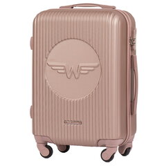 Mažas lagaminas Wings SWL01, S, rožinis цена и информация | Чемоданы, дорожные сумки | pigu.lt