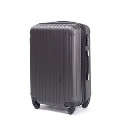 Vidutinis Wings lagaminas 2011M, pilkas kaina ir informacija | Lagaminai, kelioniniai krepšiai | pigu.lt