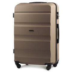 Vidutinis Wings lagaminas AT01 M, auksinis kaina ir informacija | Lagaminai, kelioniniai krepšiai | pigu.lt