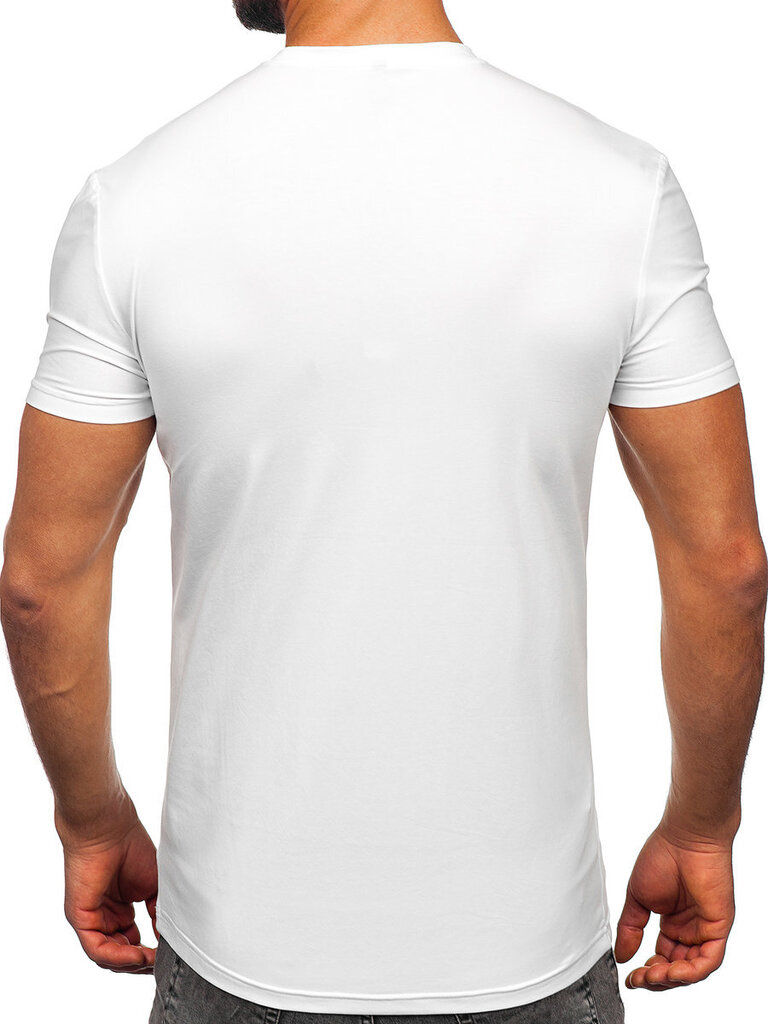 Marškinėliai vyrams New Boy MT3049/WHITE, balti kaina ir informacija | Vyriški marškinėliai | pigu.lt