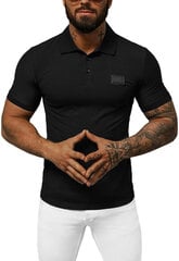 New Boy Рубашки поло Black MT3018/BLACK MT3018/BLACK/M цена и информация | Мужские футболки | pigu.lt