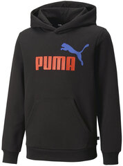 Puma Джемпер Ess + 2 Col Big Logo Black 586987 61 586987 61/128 цена и информация | Свитеры, жилетки, пиджаки для мальчиков | pigu.lt